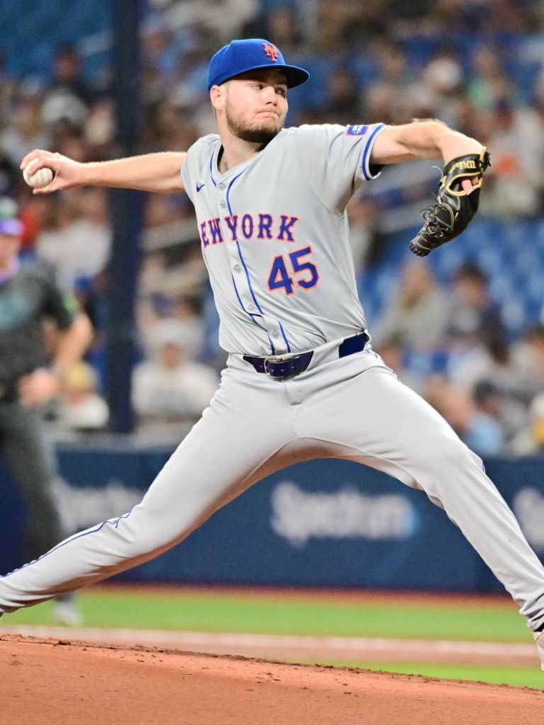 Mets RHP Christian Scott (Julio Aguilar/Getty Images)