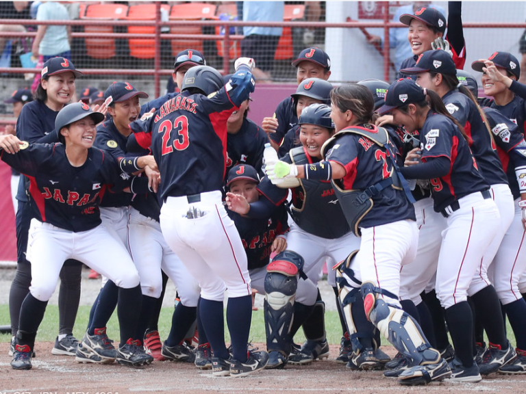 Yuki Kawabata hit a three-run home run to lead Japan to a WBSC World Cup gold medal win. (Photo courtesy WBSC)